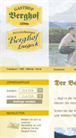 Mobile Screenshot of gasthof-berghof.at