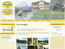 Tablet Screenshot of gasthof-berghof.at